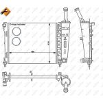 Kühler, Motorkühlung 53526 Kühler, Motorkühlung 53526