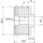 588005 Valeo Freilauf 588005 588005 Valeo Freilauf 588005
