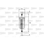 Valeo Kraftstofffilter 587027 Valeo Kraftstofffilter 587027