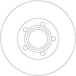 TRW Bremsscheibe Hinterachse DF4239 TRW Bremsscheibe Hinterachse DF4239