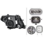 1EE 238 055-011 SCHEINWERFER L H4 HELLA