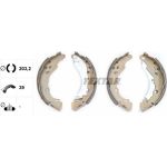 BREMSBACKEN PEUGEOT 1007/LANCIA YPSILON 03 91061600 BREMSBACKEN PEUGEOT 1007/LANCIA YPSILON 03 91061600