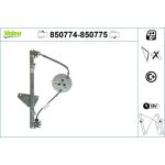 VALEO 850775 Fensterheber VALEO 850775 Fensterheber