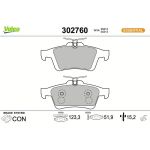 VALEO Bremsbeläge 302760 VALEO Bremsbeläge 302760