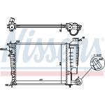 Nissens Wasserkühler PKW 613671 Nissens Wasserkühler PKW 613671