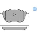 Bremsbelagsatz Fiat P. Grande Punto/Punto Evo 09-/Qubo 10- Mit Sensor 025 237 0918/W Bremsbelagsatz Fiat P. Grande Punto/Punto Evo 09-/Qubo 10- Mit Sensor 025 237 0918/W