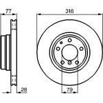 Bremsscheibe VA 0 986 478 622 Bremsscheibe VA 0 986 478 622