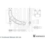 BLUE PRINT Lenker, Radaufhängung ADBP860055 BLUE PRINT Lenker, Radaufhängung ADBP860055