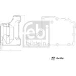 febi Automatikgetriebeöl-Filtersatz 174676 febi Automatikgetriebeöl-Filtersatz 174676