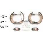 Satz Bremsbacken Ford T. Fiesta/Ka 1.0-1.6 95-08 (180X32) 84048800 Satz Bremsbacken Ford T. Fiesta/Ka 1.0-1.6 95-08 (180X32) 84048800