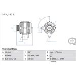 Lichtmaschine 0 986 080 600 Lichtmaschine 0 986 080 600