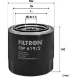 OP 619/2 Filtron Ölfilter OP 619/2 OP 619/2 Filtron Ölfilter OP 619/2