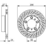 Bremsscheibe VA li 0 986 479 674 Bremsscheibe VA li 0 986 479 674