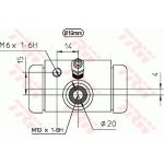 TRW Radbremszylinder BWD310 TRW Radbremszylinder BWD310