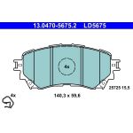 ATE Bremsbelagsatz 13.0470-5675.2 ATE Bremsbelagsatz 13.0470-5675.2