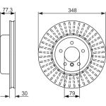 Bosch Bremsscheibe Vorderachse 0 986 479 584 Bosch Bremsscheibe Vorderachse 0 986 479 584
