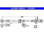 ATE Bremsschlauch 24.5281-0554.3 ATE Bremsschlauch 24.5281-0554.3