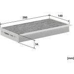 FILTRON Filter, Innenraumluft K 1300A FILTRON Filter, Innenraumluft K 1300A