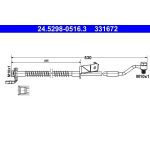ATE Bremsschlauch 24.5298-0516.3