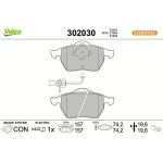Valeo Bremsbelagsatz 302030 Valeo Bremsbelagsatz 302030