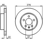 Bremsscheibe 0 986 479 B53 Bremsscheibe 0 986 479 B53