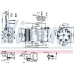 Nissens Klimakompressor LKW 890022 Nissens Klimakompressor LKW 890022