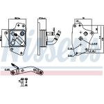 Nissens Ölkühler PKW 91444