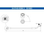 BREMSSCHLAUCH 24.5143-0280.3 BREMSSCHLAUCH 24.5143-0280.3