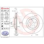 Brembo Bremsscheibe Vorderachse 09.A731.21 Brembo Bremsscheibe Vorderachse 09.A731.21