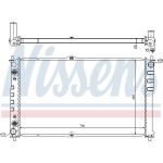 Nissens Wasserkühler PKW 66619 Nissens Wasserkühler PKW 66619
