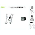 Valeo Fensterheber 851518 Valeo Fensterheber 851518