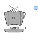 MEYLE Bremsbelagsatz Peugeot 407 04 252413517 MEYLE Bremsbelagsatz Peugeot 407 04 252413517