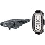 1EL 354 803-061 Scheinwerfer R H1/H7+MOT+TGFL LED CHR HELL PQ 1EL 354 803-061 Scheinwerfer R H1/H7+MOT+TGFL LED CHR HELL PQ