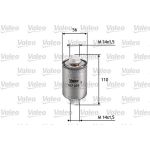 587209 Valeo Kraftstofffilter 587209 587209 Valeo Kraftstofffilter 587209