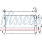Nissens Wasserkühler PKW 628969 Nissens Wasserkühler PKW 628969