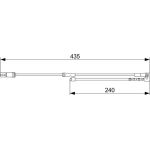 Bosch Bremsbelagverschleißsensor 1987473543 Bosch Bremsbelagverschleißsensor 1987473543