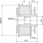 Generatorfreilauf 588084 Generatorfreilauf 588084