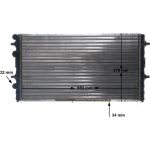 MAHLE Kühler, Motorkühlung CR 1512 000S
