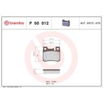 BREMBO Bremsklötze HA P 50 012 BREMBO Bremsklötze HA P 50 012