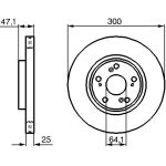 Bremsscheibe VA 0 986 479 227 Bremsscheibe VA 0 986 479 227