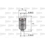 VALEO Kraftstofffilter 587201