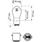 12728BW PHILIPS S2 Glühlampe 12 V 35/35 W BA20d - 12728BW - l 12728BW PHILIPS S2 Glühlampe 12 V 35/35 W BA20d - 12728BW - l