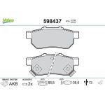Valeo Bremsbelagsatz 598437 Valeo Bremsbelagsatz 598437