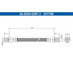 ATE Bremsschlauch 24.5204-0297.3 ATE Bremsschlauch 24.5204-0297.3