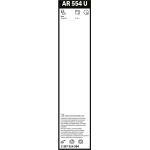 Bosch Scheibenwischer Aerotwin AR554U 3397016984 Bosch Scheibenwischer Aerotwin AR554U 3397016984
