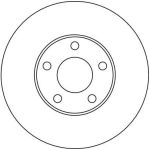 TRW Bremsscheibe DF4045