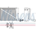 Nissens Klimaverdampfer PKW 92272 Nissens Klimaverdampfer PKW 92272