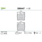 Valeo Bremsbelagsatz 598447 Valeo Bremsbelagsatz 598447