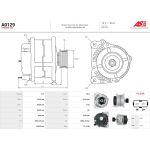 A0129 AS-PL Lichtmaschine (Generator) A0129