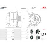 A0234PR AS-PL Lichtmaschine (Generator) A0234PR